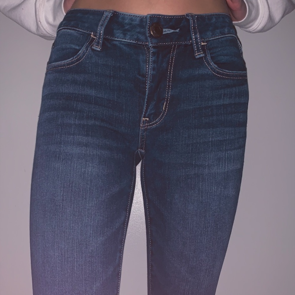 American Eagle High Waisted Dark Wash Jeggings